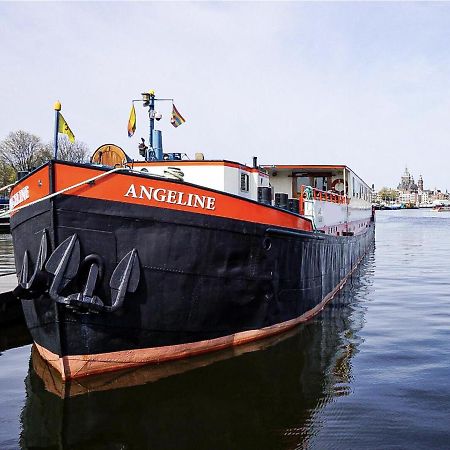 Hotelboat Angeline อัมสเตอร์ดัม ภายนอก รูปภาพ