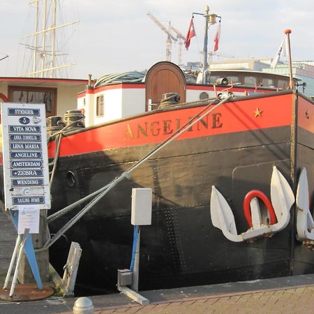 Hotelboat Angeline อัมสเตอร์ดัม ภายนอก รูปภาพ