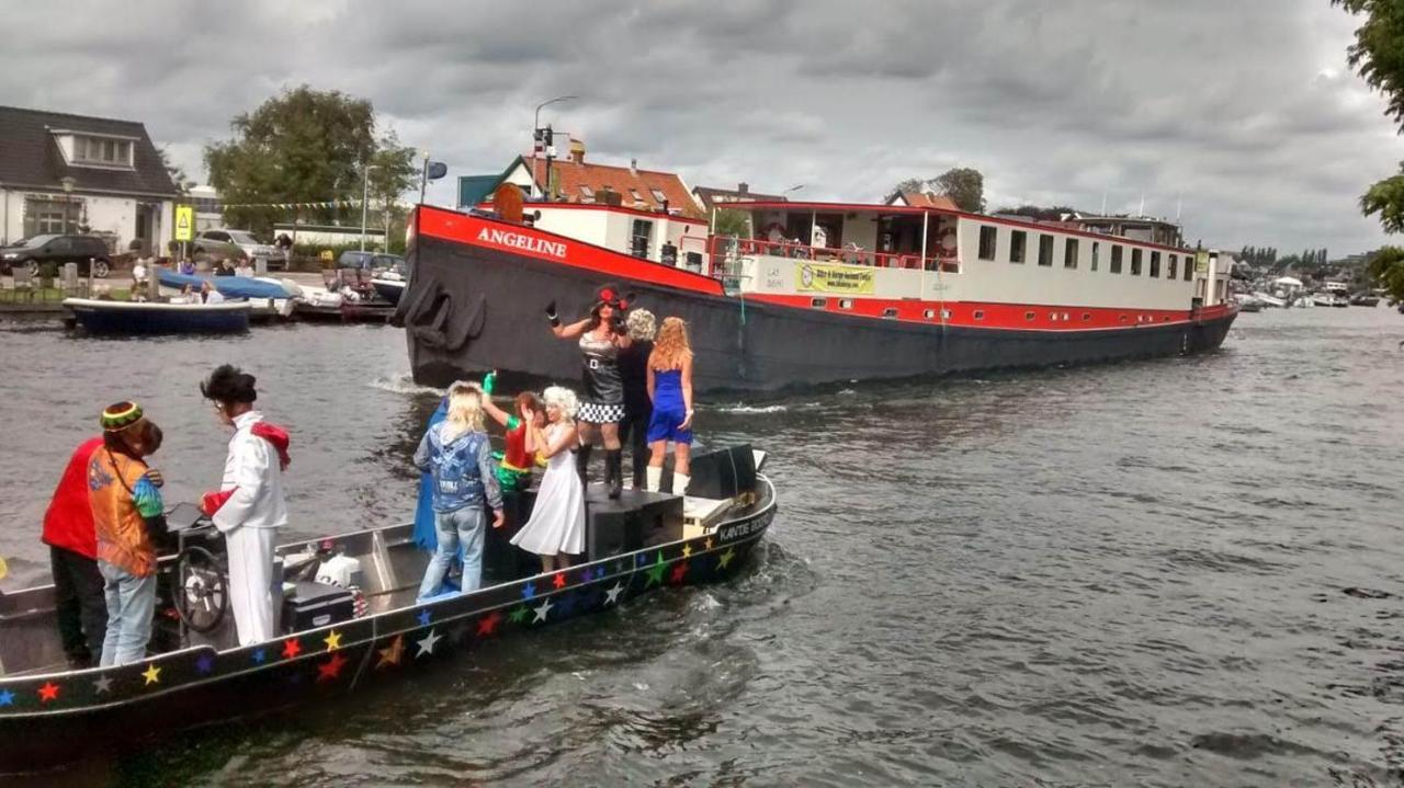 Hotelboat Angeline อัมสเตอร์ดัม ภายนอก รูปภาพ