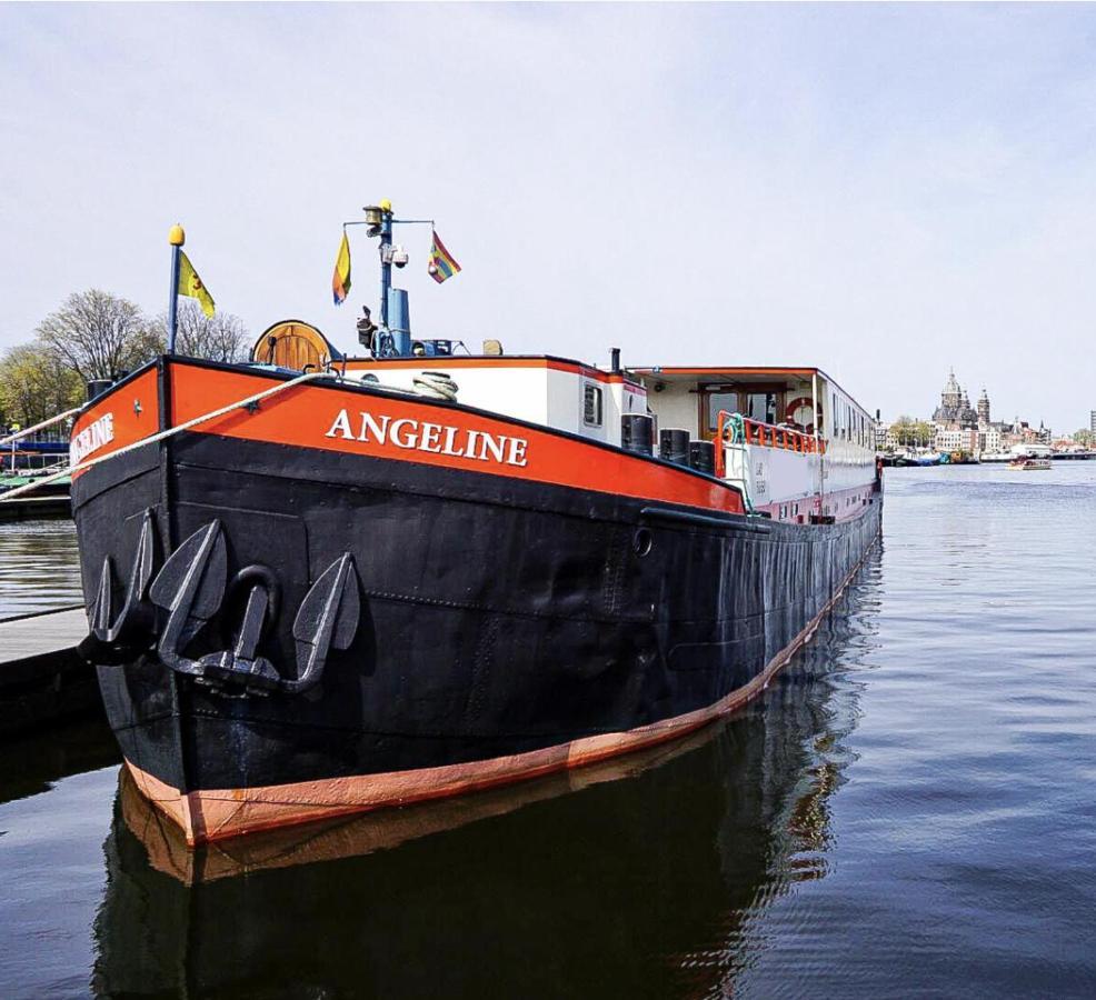 Hotelboat Angeline อัมสเตอร์ดัม ภายนอก รูปภาพ