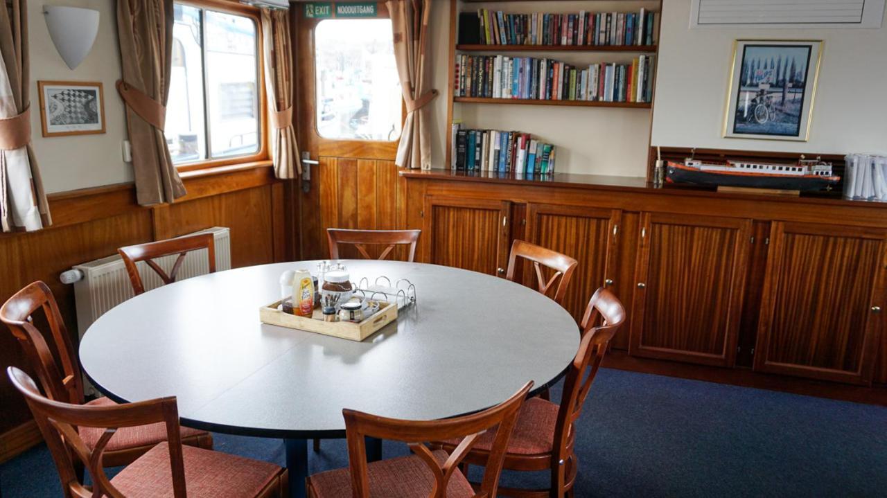 Hotelboat Angeline อัมสเตอร์ดัม ภายนอก รูปภาพ