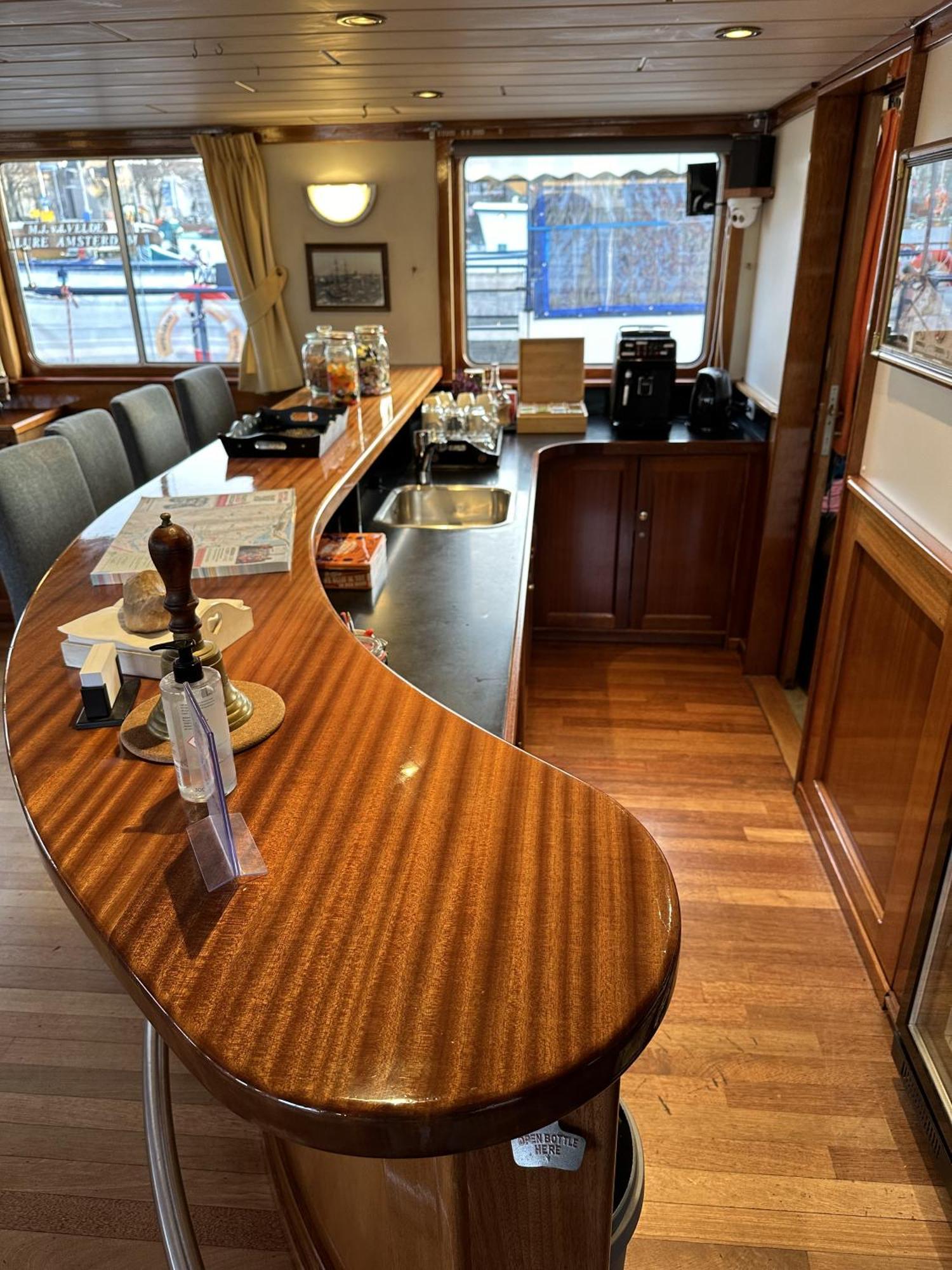 Hotelboat Angeline อัมสเตอร์ดัม ภายนอก รูปภาพ