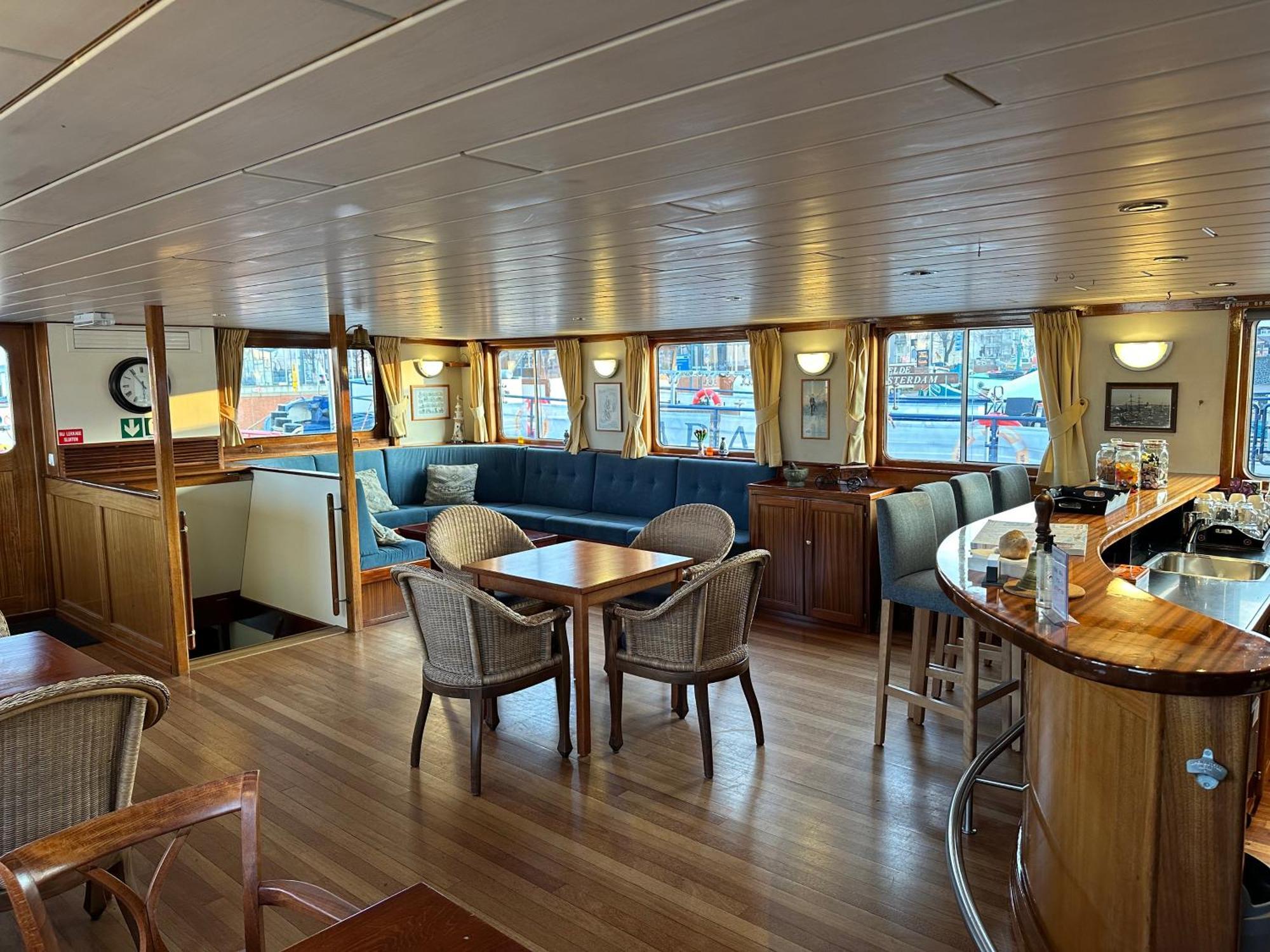 Hotelboat Angeline อัมสเตอร์ดัม ภายนอก รูปภาพ