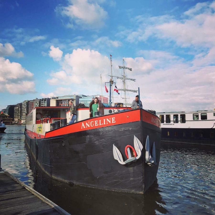 Hotelboat Angeline อัมสเตอร์ดัม ภายนอก รูปภาพ